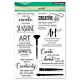 Penny Black clear stamp ARTFUL