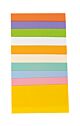 Wasfolie Pastelset 10x5cm 10 kleuren gesorteerd ZB-zak