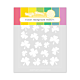 Waffle Flower Crafts Clover Background Stencil
