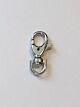 Karabiner met draaibaar oog 35mm platinum 