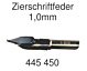 kroontjespen sierveer 1mm