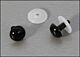veiligheids ogen 6 mm zwart 1 paar
