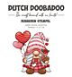 DDBD Rubber stamp Gnome Girl Love