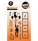 SL Clear Stamp Ballon Man Grunge Collection nr.827