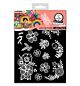ABM Rub ons Lovely prints, WHITE Art by Marlene nr.06