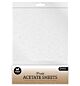 SL Acetate sheet Snowflakes White Essentials nr. 15