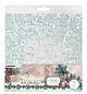 JMA Acetate Sheets White & Vintage mint Christmas Blush nr. 20