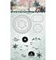 JMA Stamp and Cutting dies Star ATC Christmas Blush nr. 97