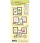 LeCreaDesign combi clear stamp, Postzegel decoraties