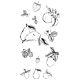 Sizzix Clear Stamp Set Daily Sentiments No.2 14pcs 