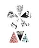 A5 Clear Stamps 5PK w/6PK Framelits  Build-a-Burst | Painterly by 49 and Market  (666805)