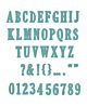 Framelits 45PK Die Set  Fine Line Alpha 02 by 49 and Market (666808)