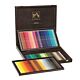CARAN D'ACHE SUPRACOLOR AQUARELPOTLODEN HOUTEN KOFFER 120 STUKS