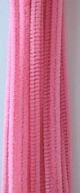 Chenille roze 6mm x 30cm 20st