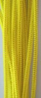 Chenille geel 6mm x 30cm 20st