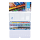 Van Gogh Aquarelverf set in metalen blik met 36 kleuren in halve Napjes + 1 penseel