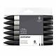 Winsor & Newton Promarker Set 6 Stuks Neutral Tones