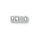 Memory Box Hello Marker Script craft die   