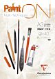 Clairefontaine Paint'On glued pad A3 40sh 250g white