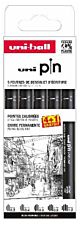 uniPIN fineliner 4+1 gratis even maten
