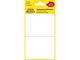 Avery etiket Zweckform 77x59mm wit blister a 8 etiketjes