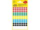 Avery etiket Zweckform 8mm rond blister a 416 etiketjes assorti