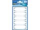 Avery huishoudetiket Z-design Home pakje a 3 vel blauw gekaderd