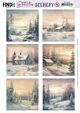 Push-Out Scenery - Berries Beauties - Winter Sunsets Square