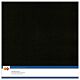Linen Cardstock 30,5x30,5 cm Black (10pcs)