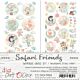 Craft O Clock SAFARI FRIENDS LABELS SET 