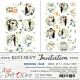 Craft O Clock LABELSSET-35- GREENERY INVITATION - WEDDING    