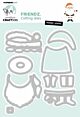 Studio Light Cutting Die Mister Santa Friendz nr.877 CCL-FR-CD877 125x108x1mm