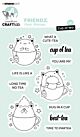 Studio Light Clear Stamp Friendz nr.553 CCL-FR-STAMP553 92x138mm 