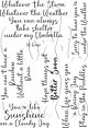 Card-io Whatever the Weather A7 Sentiments Clear Stamp Set