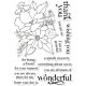 Memory Box Breezy Bouquet clear stamp set   