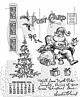 Santa Visit Tim Holtz Cling Stamps
