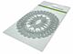 CraftEmotions Die - frame lang ovaal Cristal shine Card 10,5x14,8cm 10,1 x 11,2cm 