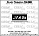 Crealies Texto Negativo JARIG (H)  - (NL) NL21H 36x17mm