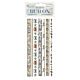 Stamperia Silent Sea Rub-On 4x8,5 Inch Stripes (DFLRB159)
