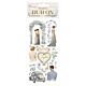 Stamperia Timeless Rub-On 4x8,5 Inch Wedding (DFLRB162)