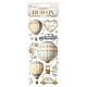 Stamperia Timeless Rub-On 4x8,5 Inch Air Balloons (DFLRB163)