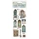 Stamperia Venice City of Art Rub-On 4x8,5 Inch Doors and Windows (DFLRB169)