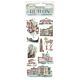 Stamperia Venice City of Art Rub-On 4x8,5 Inch Monuments (DFLRB170)