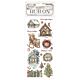 Stamperia The Owl's House Rub-on 4x8,5 Inch Cottage (DFLRB178)
