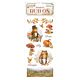 Stamperia Whispering Woods Rub-On 4x8,5 Inch Mr Frog (DFLRB187)
