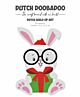 Dutch Doobadoo Build up Kerstkonijn A5 470.784.316 12,5x9,1cm