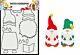 Dutch Doobadoo Card Art Built up Caroling Gnome 470.784.143 A5