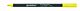 edding-4200 porselein brushpen geel  1ST 1-4 mm