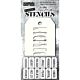 Tim Holtz Element Stencils 12/Pkg Christmas