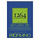Fabriano 1264 - tekenblok met spiraal - 50 vellen 180gr/m² - 21x29.7cm (A4)